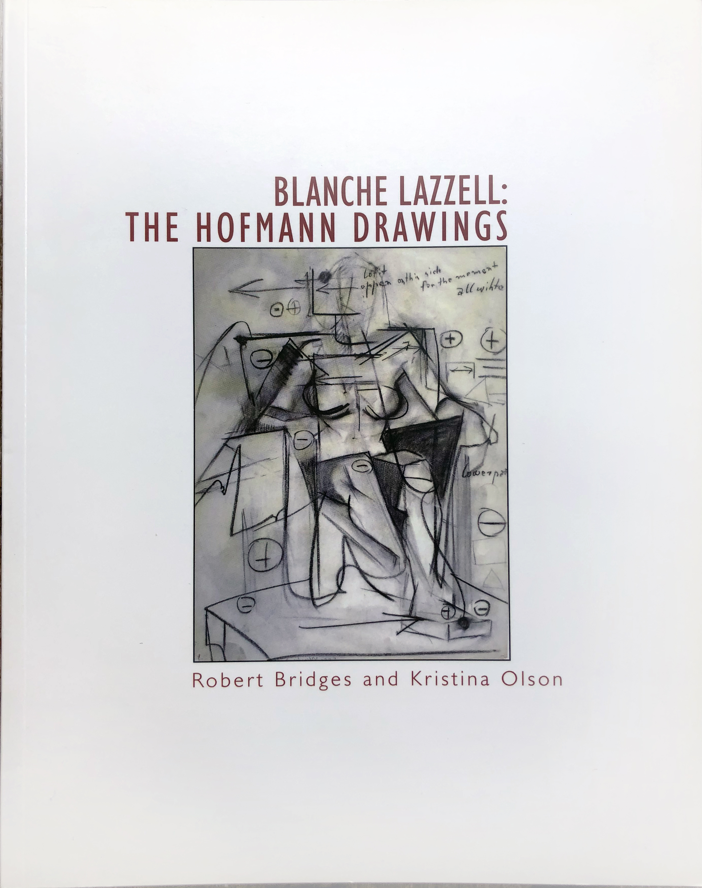 Blanche Lazzell: The Hofmann Drawings catalogue cover